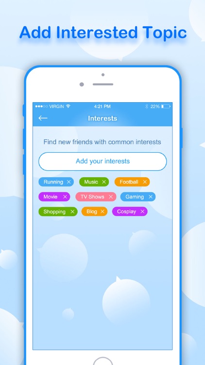Chat for Omegle - Talk with Strangers by Qinshan Lin