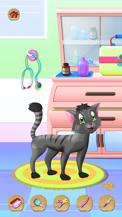 Screenshot #2 pour Cat Doctor - kids game