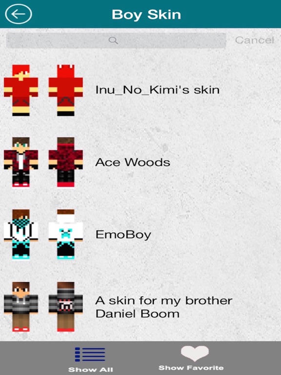 Screenshot #6 pour Best Boy Skins Free - New Collection for Minecraft PE & PC