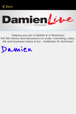 Damien Live screenshot 4