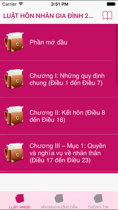 Screenshot #1 pour Luật Hôn Nhân Gia Đình Năm 2014
