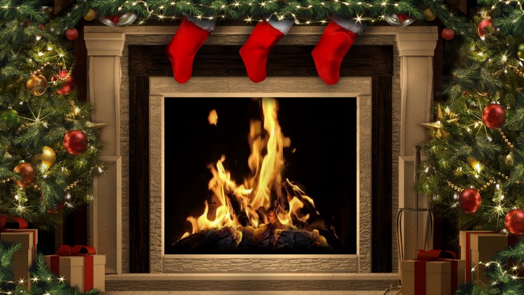 Amazing Christmas Fireplaces