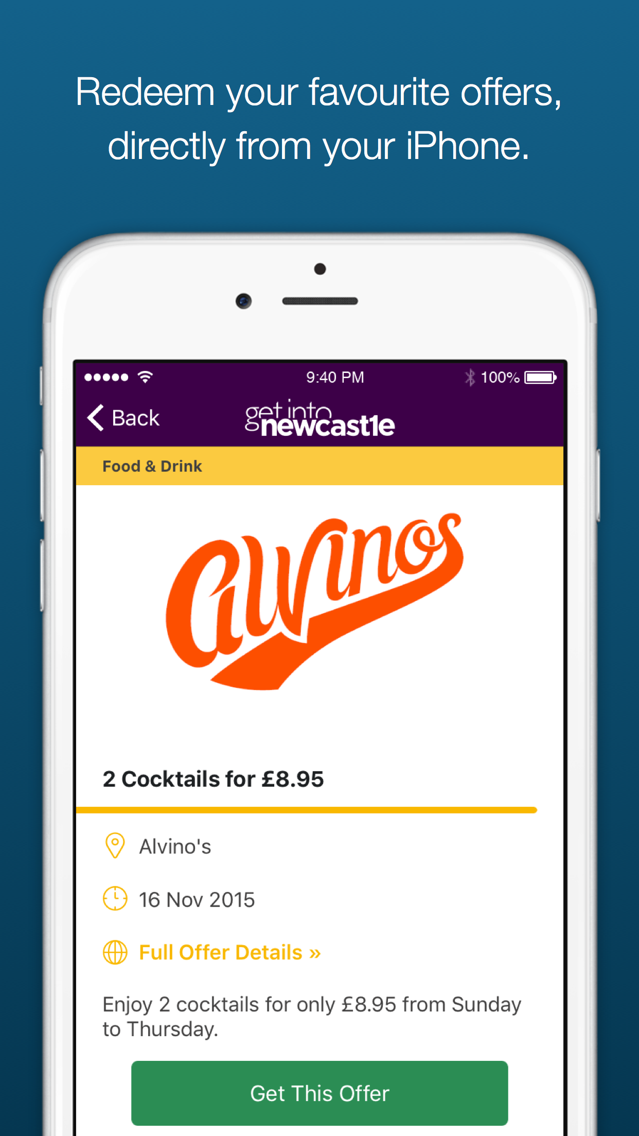 Get Into Newcastle - Discover the best local events and offers. screenshot 5