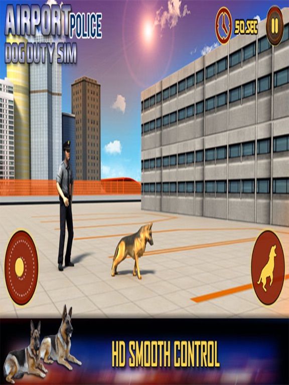 Airport Police Dog Duty Simulator 3D iPad screenshot