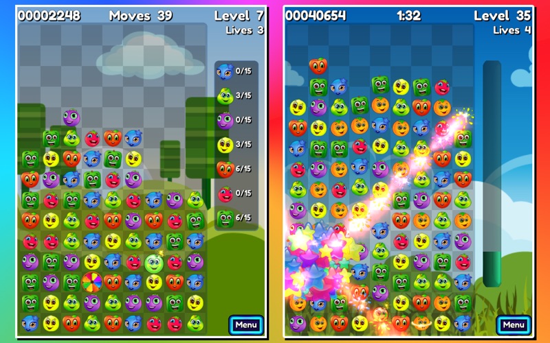 frenzy fruits iphone screenshot 1