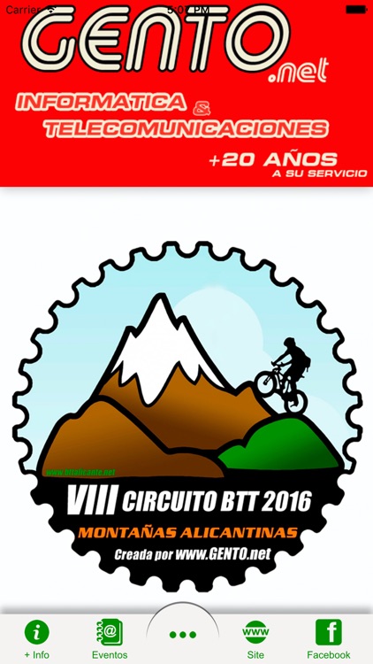 Circuito BTT Montañas Alicant