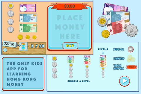 Hong Kong Money - Learning and Teaching app for kids screenshot 2