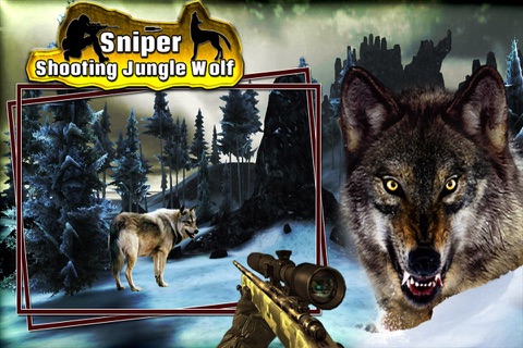 Sniper Shooting Jungle Wolf pro screenshot 2