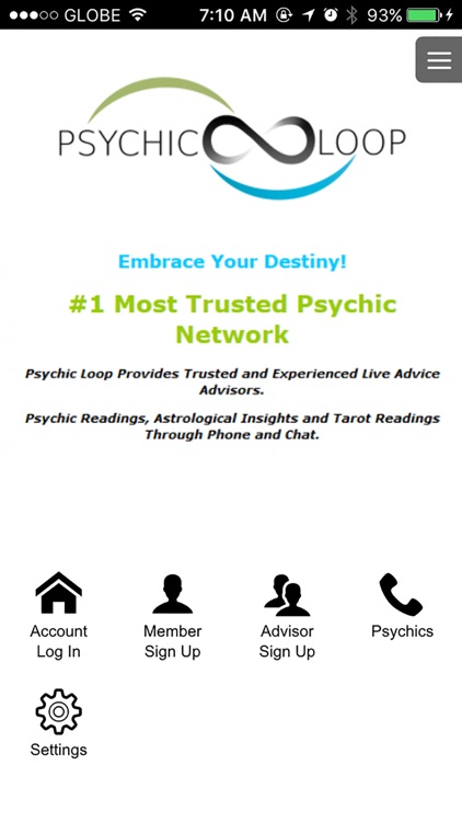 Psychic Loop Live Psychic Reading By Buildfire