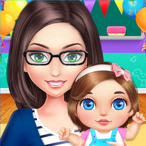 Teacher & Newborn Baby Story - School Babysitting Fun iOS App