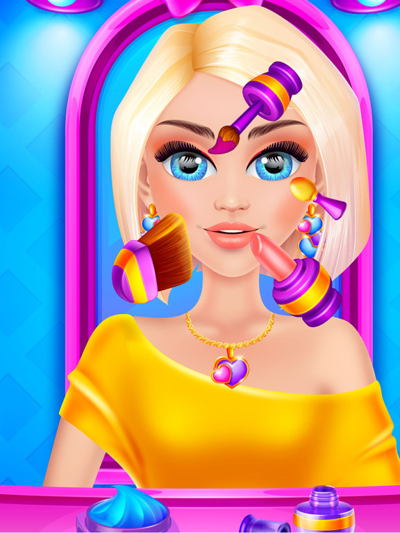 Girls Beauty Salon Makeup Dressup