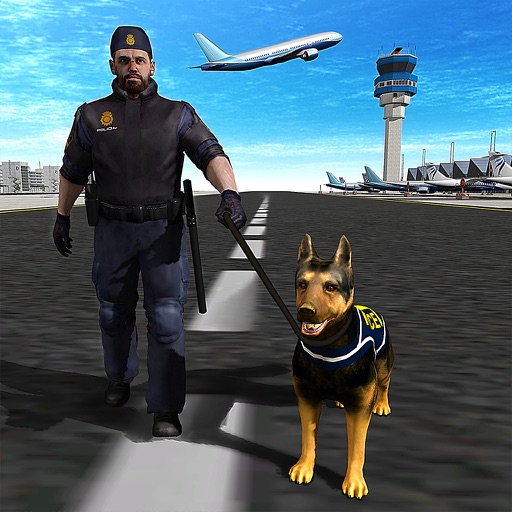 Police Dog Airport Chase Simulator – 3D Criminal Chase Simulation Game Icon