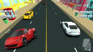 3D Street Race Extreme Car Traffic Highway Road Racer Free Game screenshot #5 for iPhone