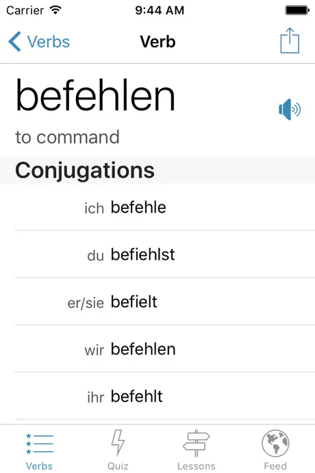Daily German Verb