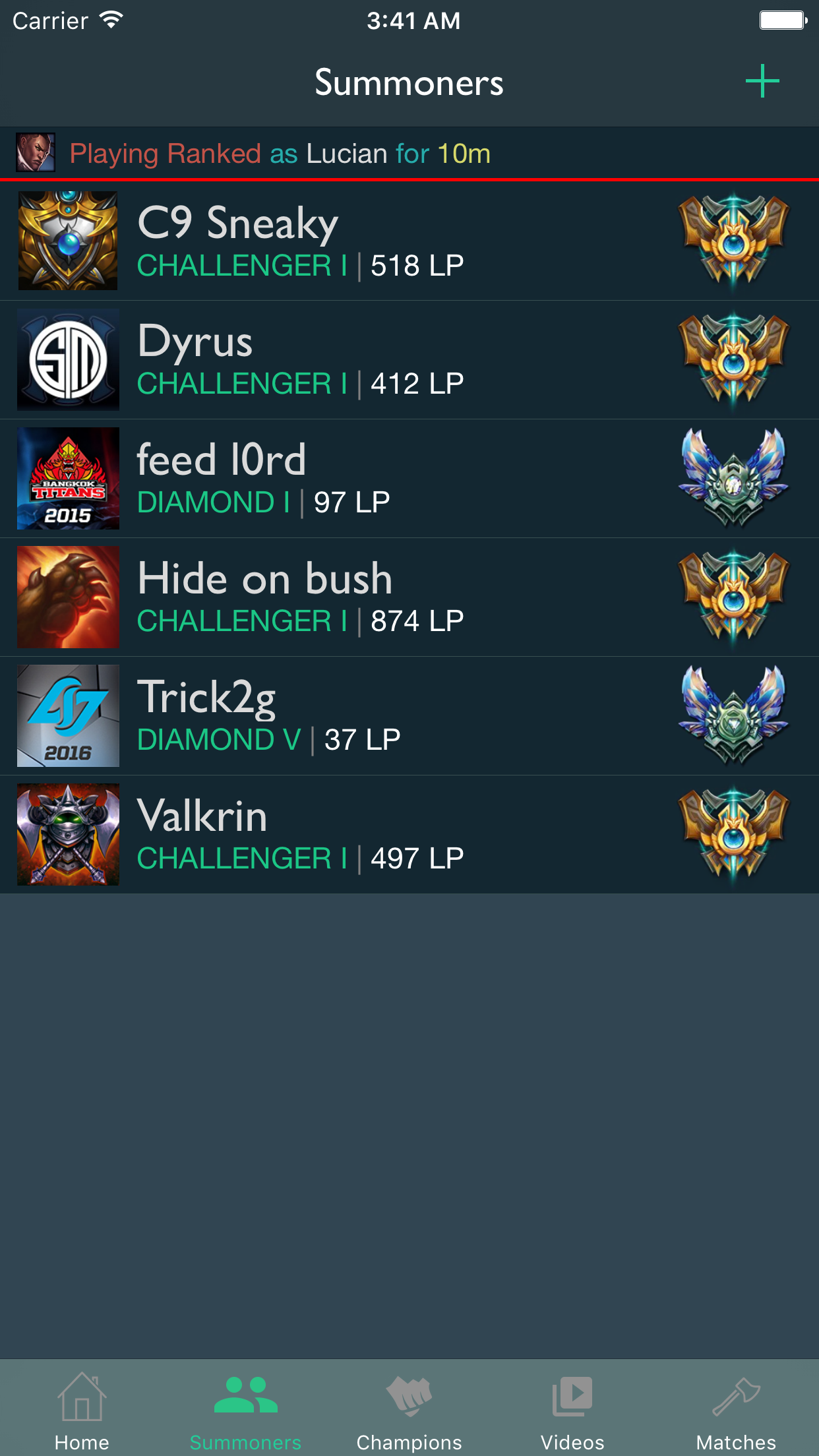 iLoL - Friends for League screenshot 2
