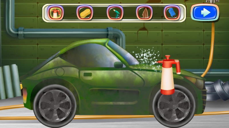 カーウォッシュ 車 子供のゲーム トラック   男の子のための子供とゲームのための洗車！無料ゲーム screenshot 2