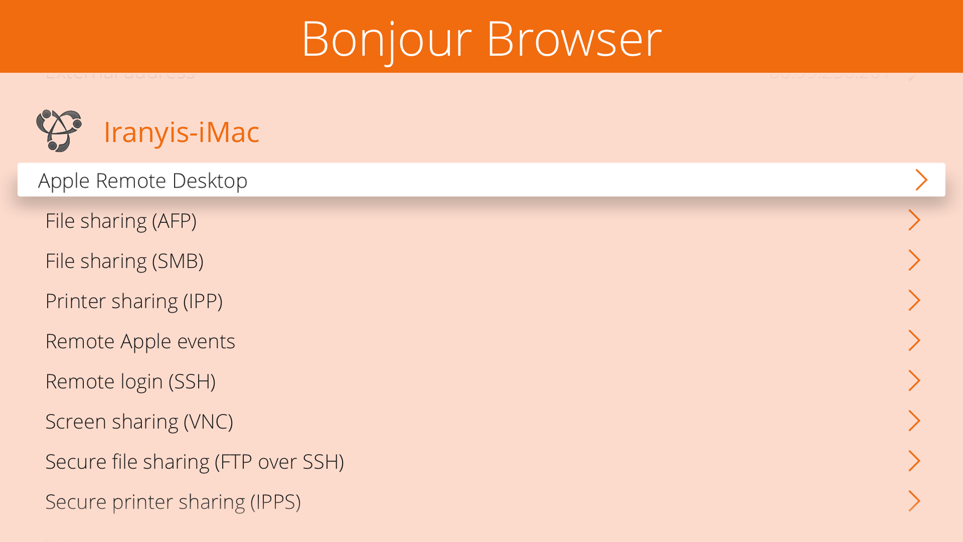 Service Browser