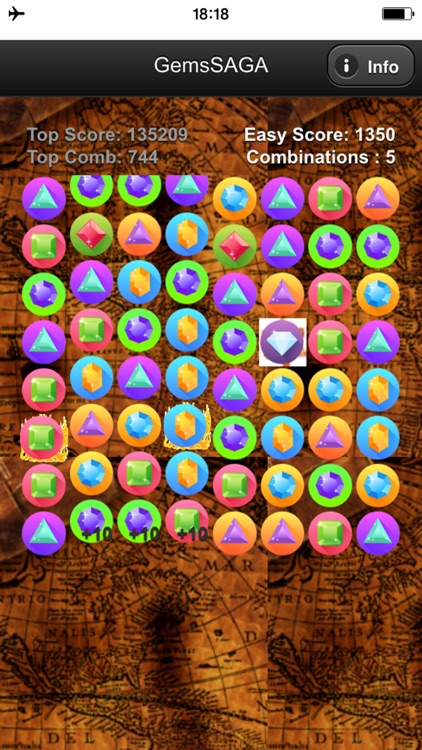 Gems Match SAGA - Game to combine gems or jewels that appear like a torrent