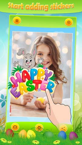 Easter Photo Sticker.s Editor - Bunny, Egg & Warm Greeting for Holiday Picture Cardのおすすめ画像5