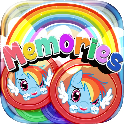 Memory Matching Little Pony : My Friend Puzzle Educational For Kids Free icon