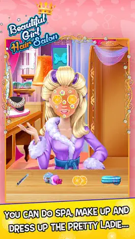 Game screenshot Beautiful Girl Hair Salon with Dress Up kids Game apk