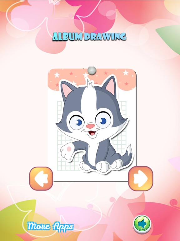 Screenshot #4 pour Le Dessin De Petit Chaton Coloriage Livre Peinture Jeux D'apprentissage Pour Les Enfants