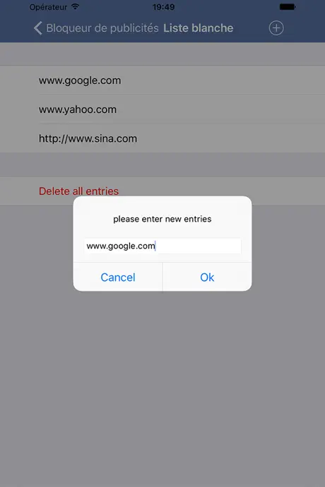 adblock publicité browser protéger annonces privée