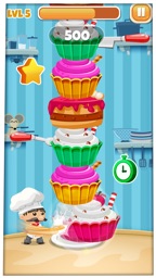 Screenshot of Chef Timber World Master "Cooking Games" Cakes Story Candy Timberman Star Edition 2016