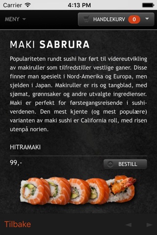 Sabrura Sushi screenshot 3