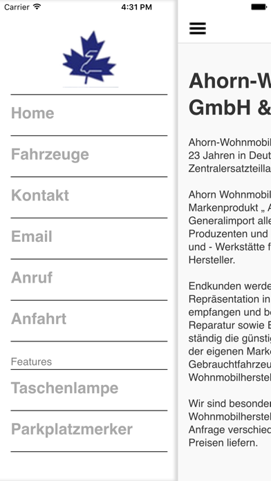 Screenshot #3 pour Ahorn Wohnmobile GmbH & Co KG