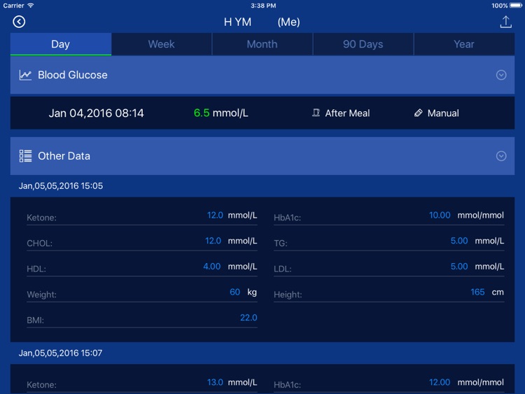 On Call Mini Diabetes Manager HD screenshot-3