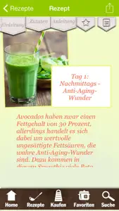 Grüne Smoothies Diät: 3-Tage-Detox-Plan zum Abnehmen, Fasten & Entgiften screenshot #3 for iPhone