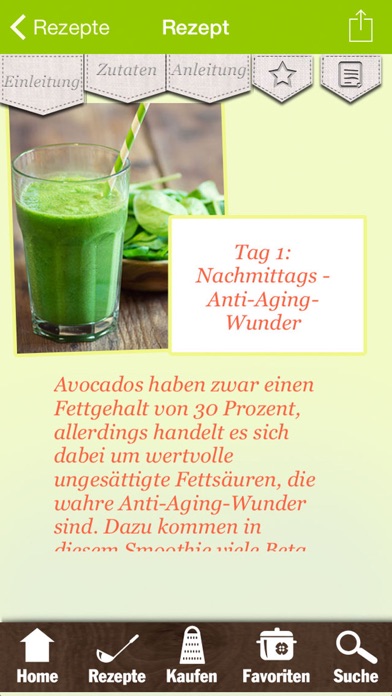 Screenshot #3 pour Grüne Smoothies Diät: 3-Tage-Detox-Plan zum Abnehmen, Fasten & Entgiften