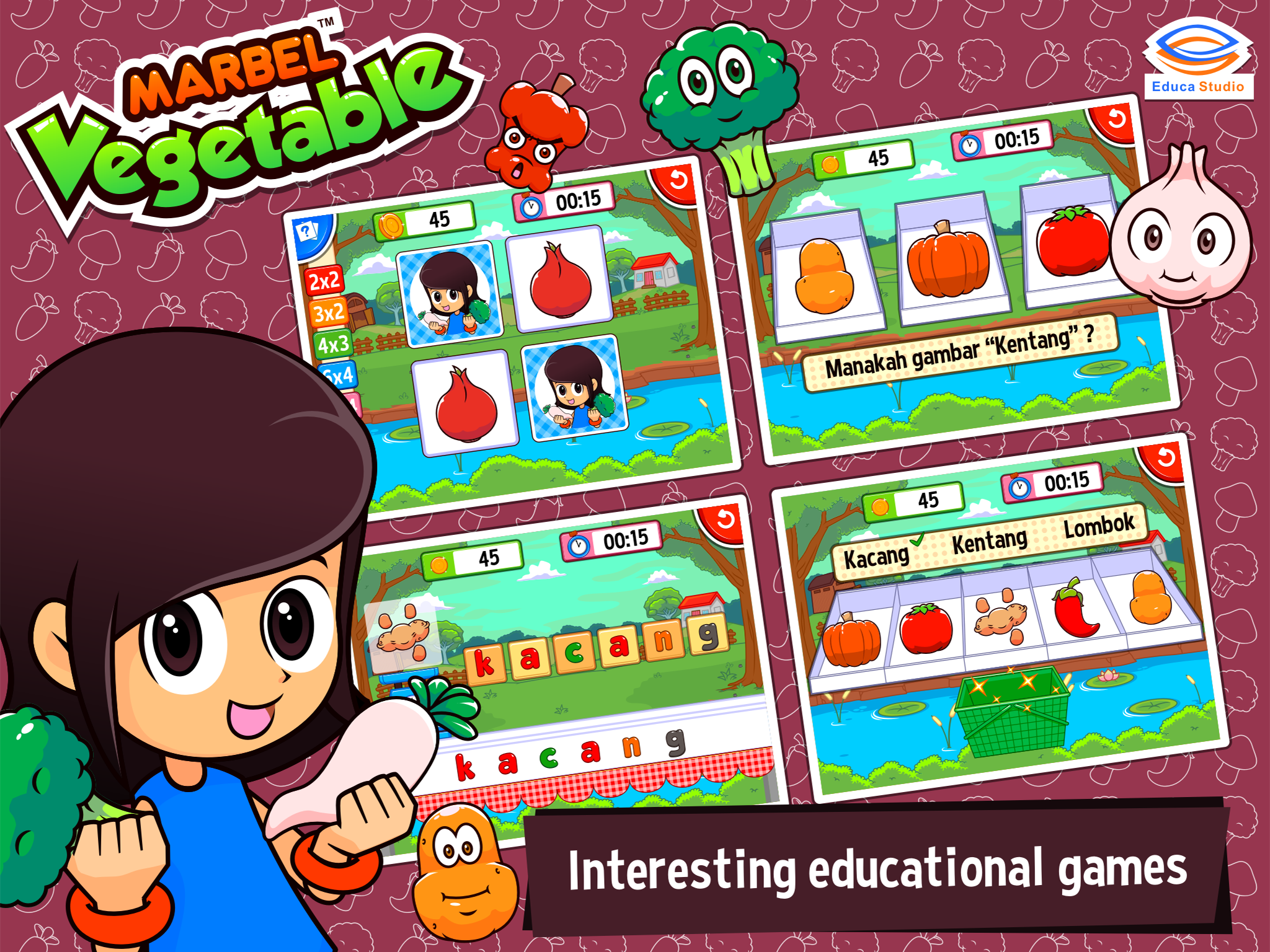 Marbel Vegetable Fun Preschool Games screenshot 10