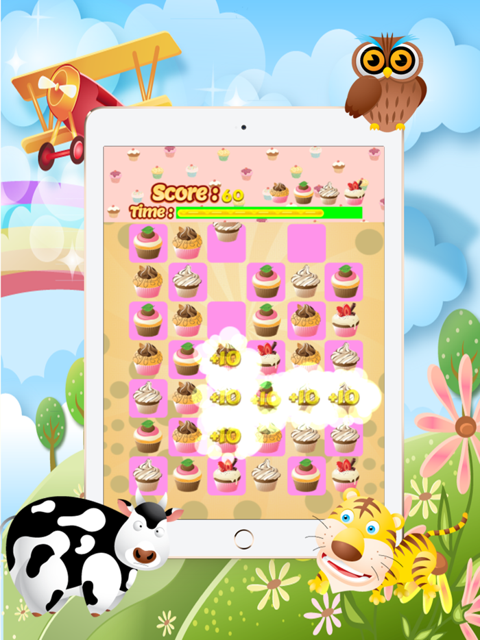 Cupcake cookie match mania