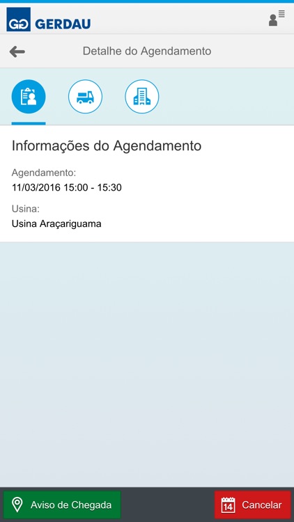 GAGF Gerdau Agendamentos