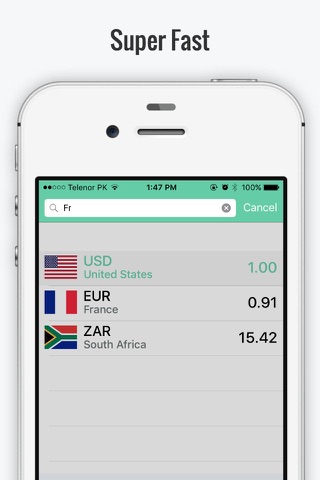 CONVRT super fast currency converter, convert currency instantly screenshot 4