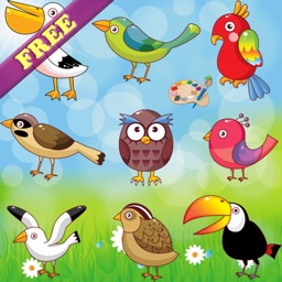 Coloriages : Oiseaux ! - Livre de coloriage GRATUIT - jeux pour enfants - app pour enfants