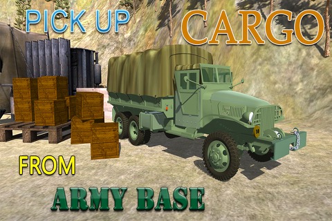 陸軍貨物トラックシミュレータ - この運転シミュレーションゲームで軍のキャンプに食糧供給を配信のおすすめ画像4