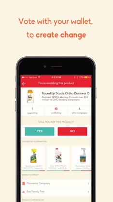 Buycott - Barcode Scanner & QR Bar Code Scanner screenshot 1