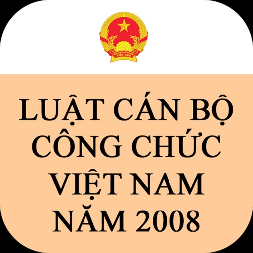 Luật Cán Bộ Công Chức 2008 icon