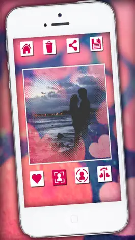Game screenshot Photo editor for your profile with frames and love filters apk
