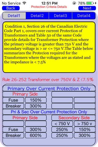 CEC TRANSFORMER PROTECTION screenshot 2