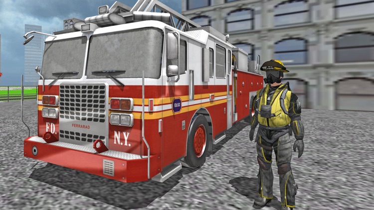Fire Fighter Emergency Truck Simulator 3D screenshot-3