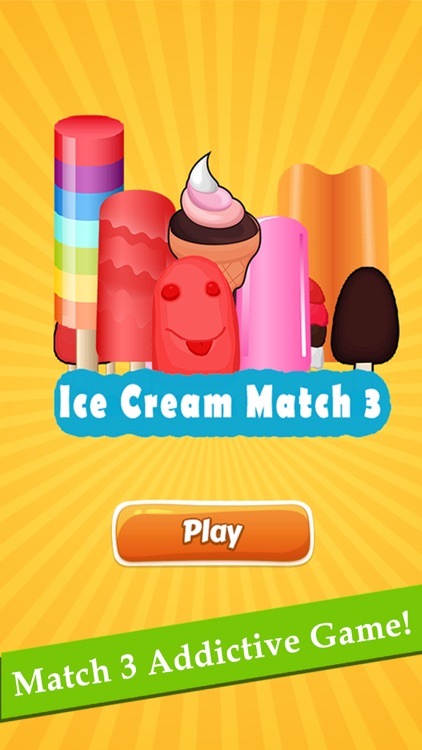 Ice Cream Match 3 Puzzles : Free Fun Games for Girls & Kids