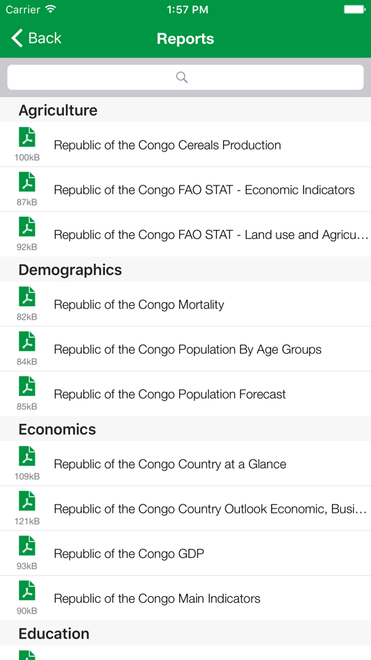 #5. Congo Executive Monitor (iOS) 由: Knoema Corporation