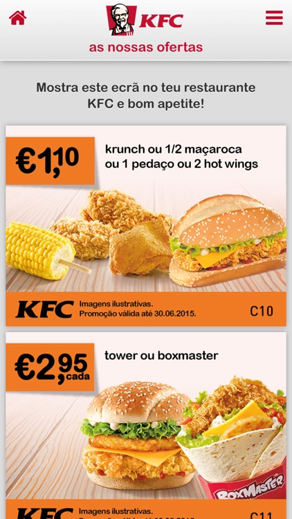 KFC Portugal screenshot-3