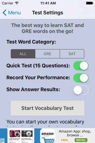 Vocab Builder: SAT-GRE screenshot 4