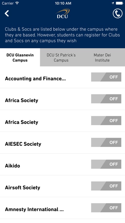 DCU Mobile App