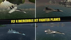 Jet Plane Fighter Pilot Flying Simulator Real War Combat Fighting Games screenshot